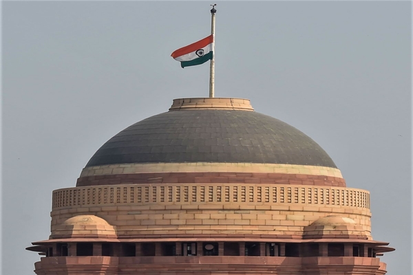 The Indian flag is flown at half mast at Rashtrapati Bhavan In honor of Iran President Ebrahim Raisi.