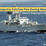 INS Brahmaputra Catches Fire During Maintenance: Search  Ongoing for Missing Sailor