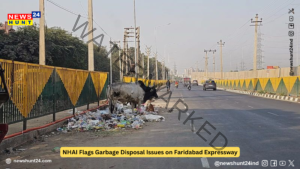 NHAI Flags Garbage Disposal Issues on Faridabad Expressway